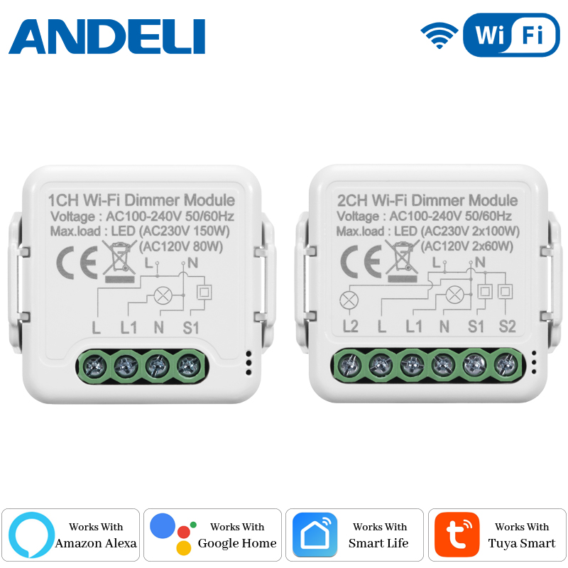 Smart Home Yale - DIY WLAN Smart Dimmer-Schaltermodul Tuya/Smartlife APP