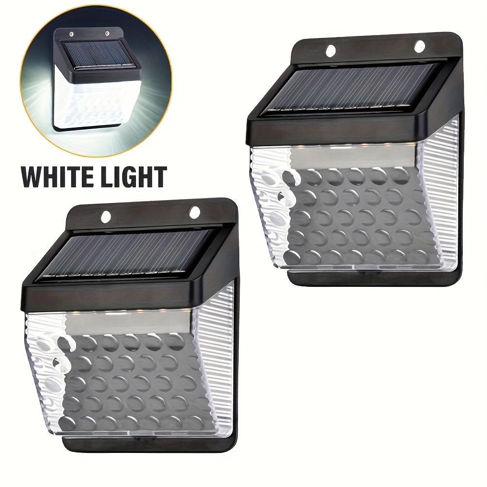 Motion Sensor Light - LED Solarleuchte mit PIR-Bewegungssensor, Wasserdichte Solarlampe