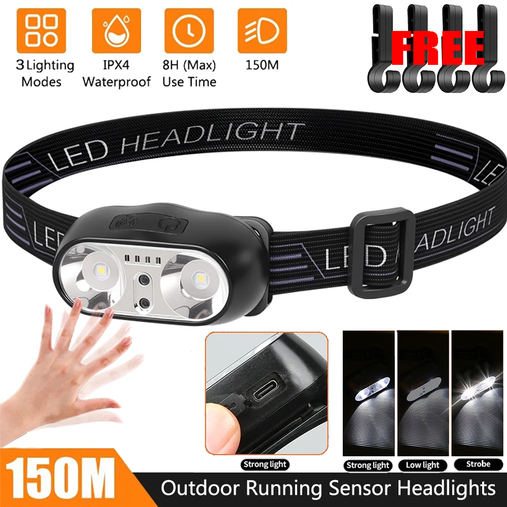 Motion Sensor Light - Tragbarer XPE + LED-Scheinwerfer mit Bewegungsmelder,