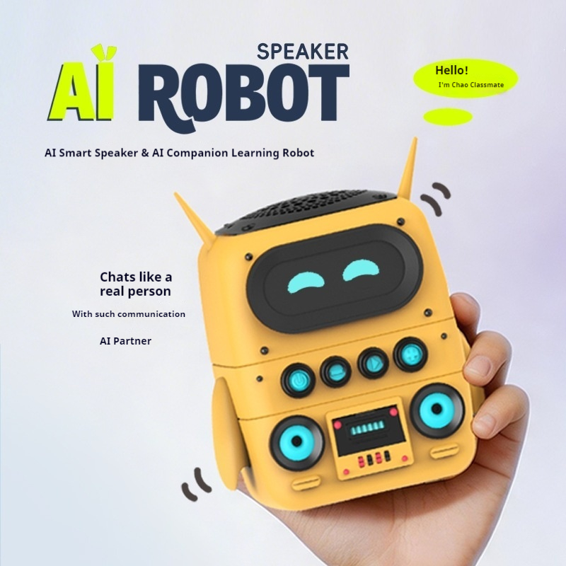 Smart Home Technology - KI-Smart-Roboter-Lautsprecher: KI-Großmodell-Chatroboter, intelligenter Lernbegleiter, tragbarer kabelloser