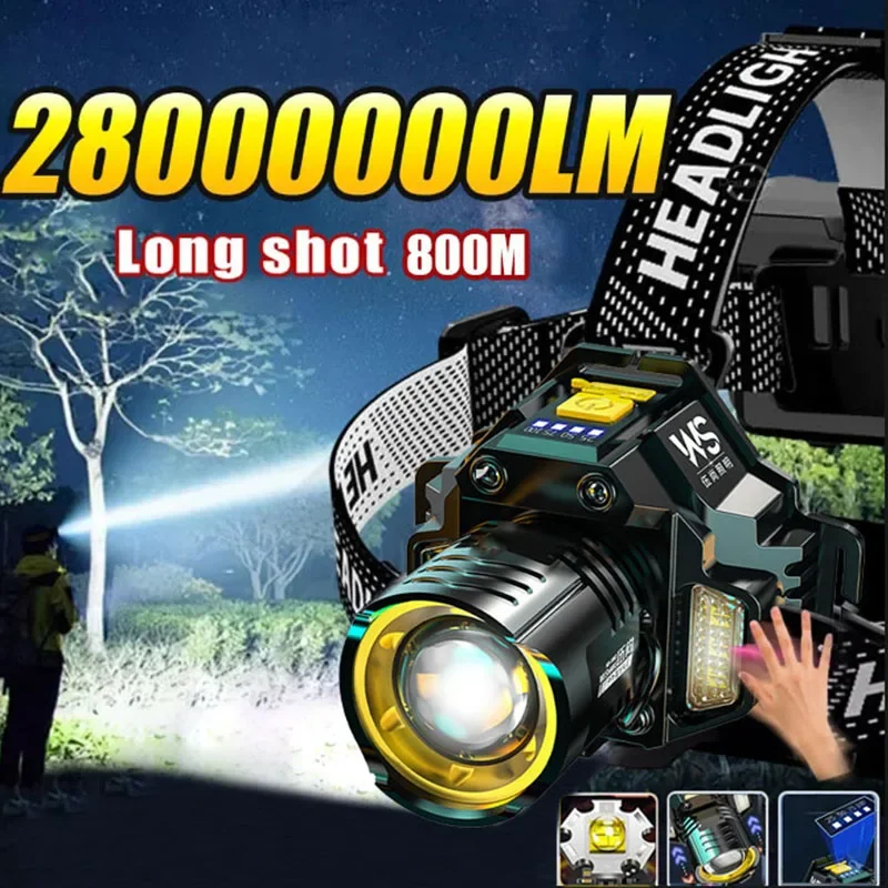 Motion Sensor Light - Leistungsstarker LED-Scheinwerfer mit Bewegungsmelder, 18650, wiederaufladbar,