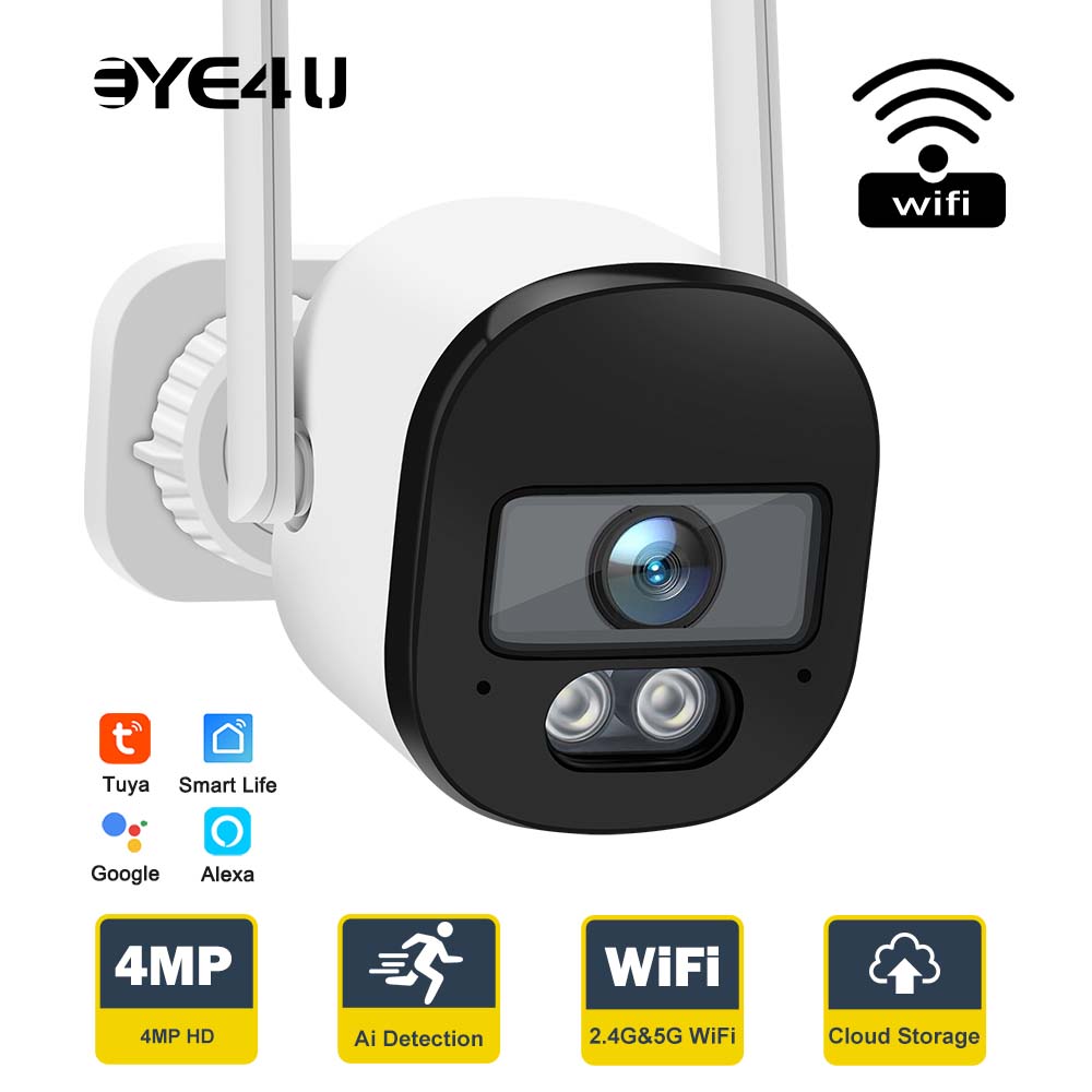 Smart Home Google Nest - Tuya 4mp Bullet Überwachungs kamera 2,4g/5g
