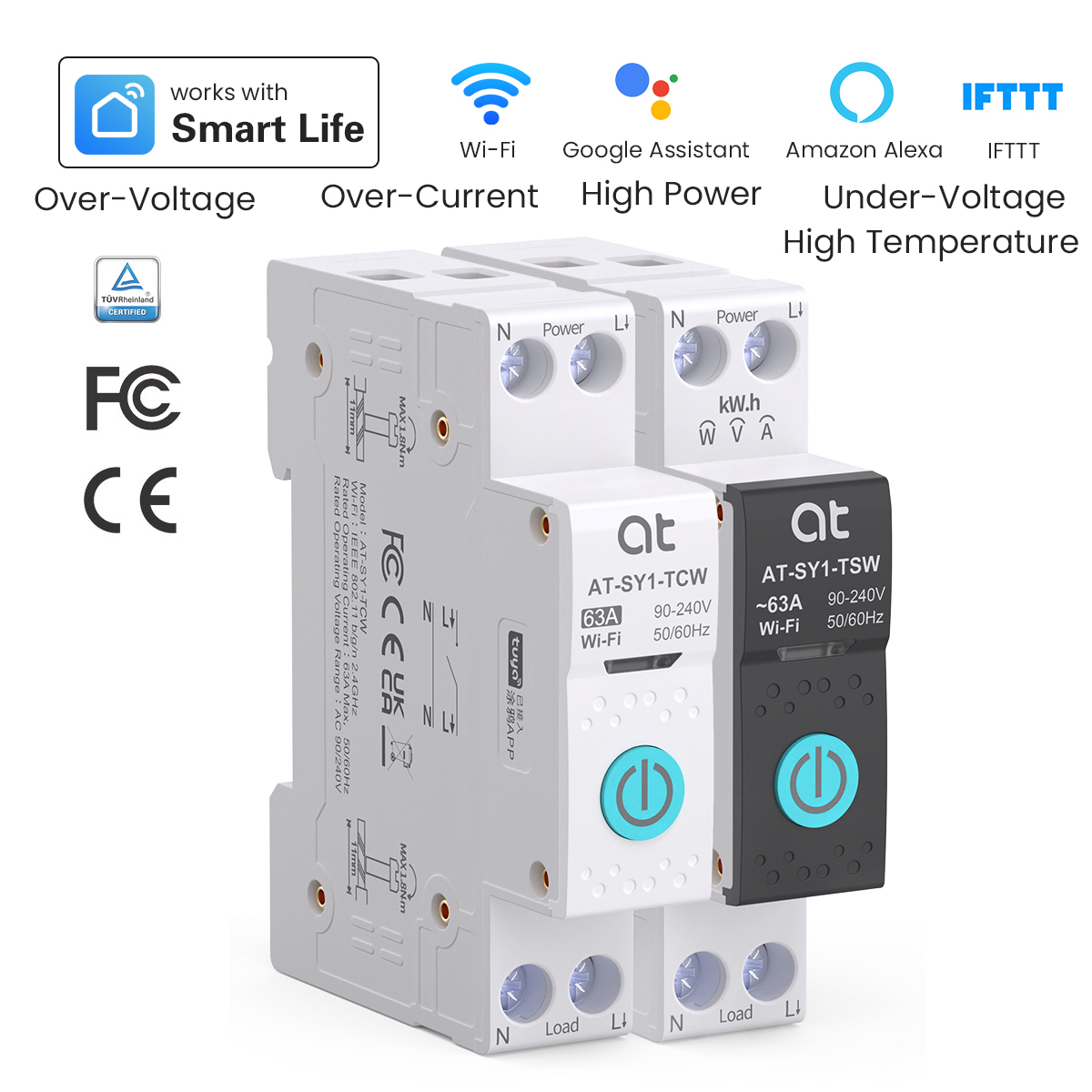 Smart Home Internet - Tuya WiFi Circuit Breaker Smart 1P