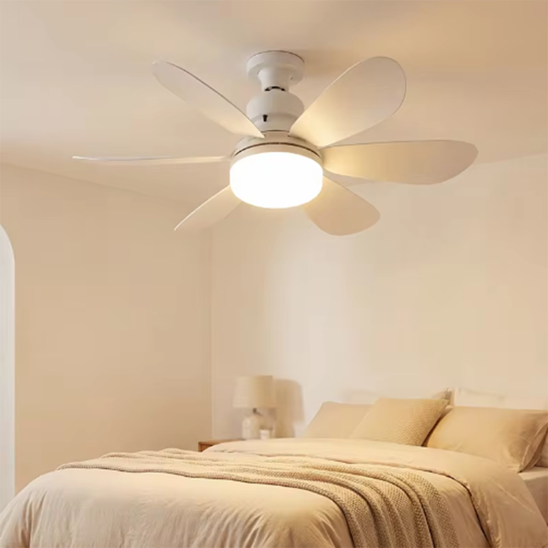 Smart Ceiling Fan - 2026 Home E27 LED-Deckenventilator mit Fernbedienung,