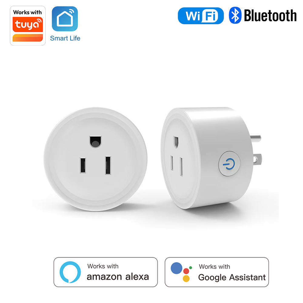 Smart Home Technology - Tuya US-Spezifikation 10A Intelligenter Runder Stecker