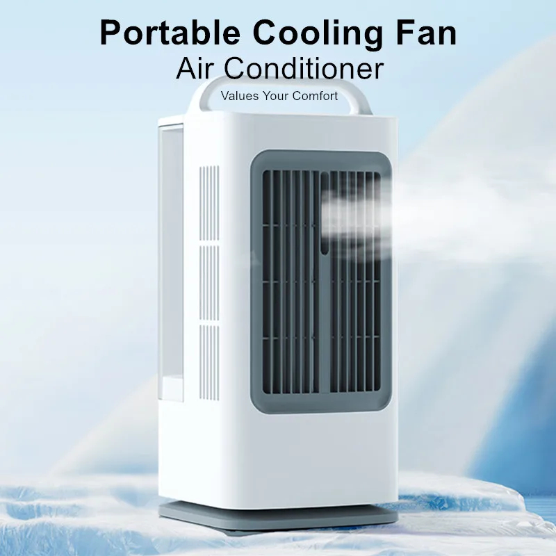 Smart Home Office - 2026 Tragbarer Klimaanlagen-Ventilator mit Smart-Touch-Steuerung und