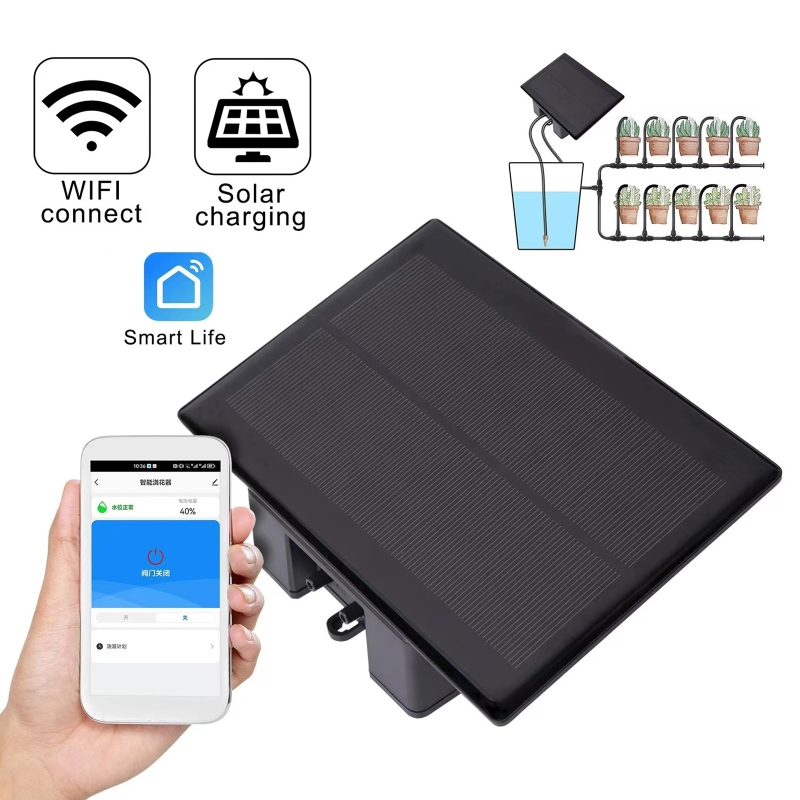 Smart Home Kit - WIFI Solar Automatische Bewässerungsmaschine Kit Mobile