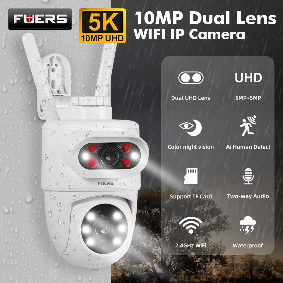 Smart Home Camera Ezviz - FUERS 5K 10MP Dual Objektiv IP