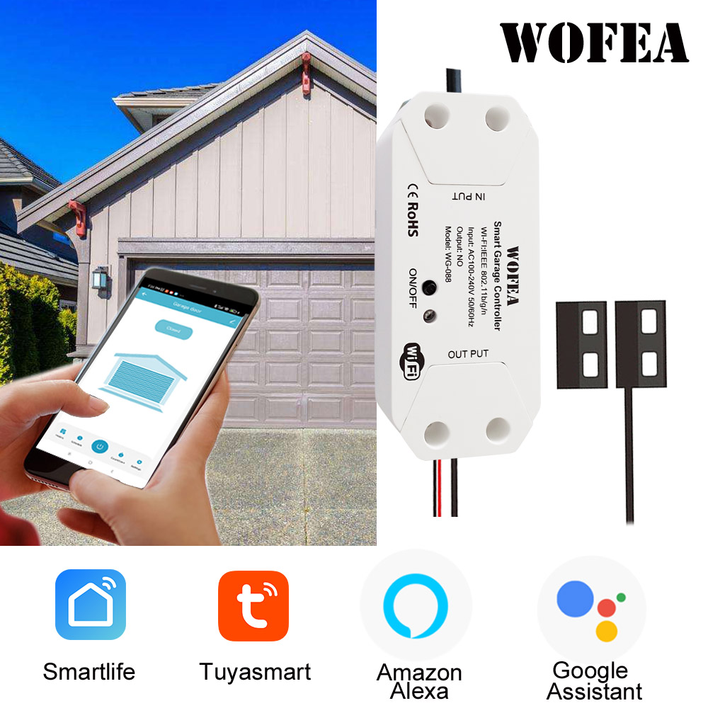 Smart Home Technology - Wofea Tuya Smart WIFI 2.4G Garagentoröffner-Controller