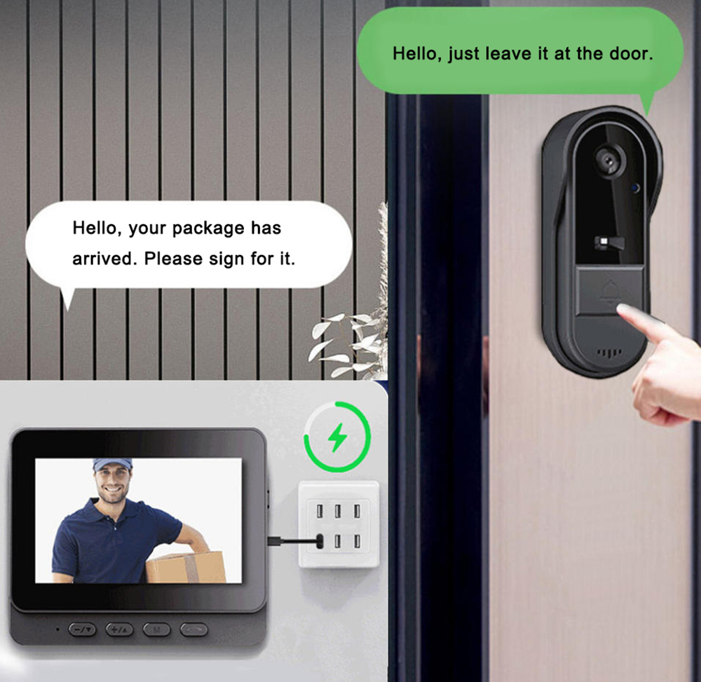 Kabelloses 2,4G Smart-Türkling – Smart Home Video Doorbell Installation Bewertung und Preis