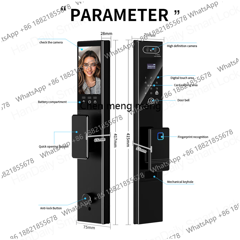 Handaily Fingerabdruck-Video-G – Smart Home Video Doorbell Installation Bewertung und Preis