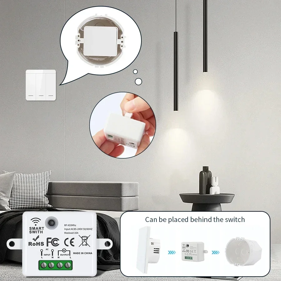 RF 433MHz Drahtloser Fernbedie – Smart Home Internet Bewertung und Preis