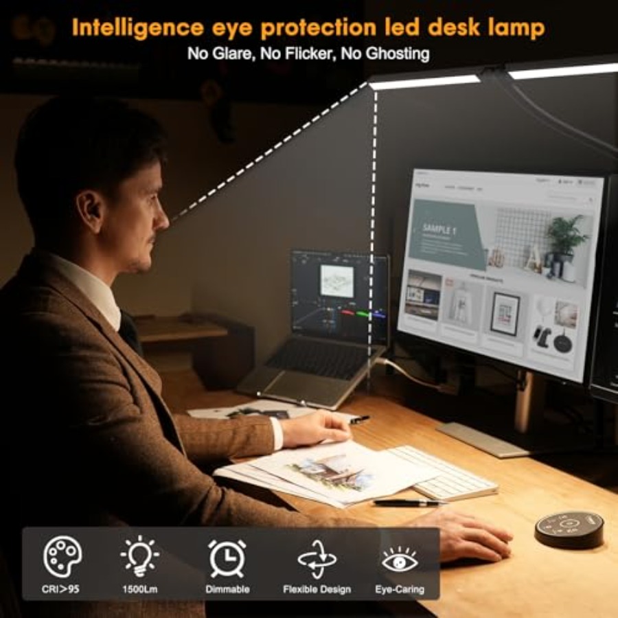 LED-Schreibtischlampe für Büro – Smart Home Office Bewertung und Preis