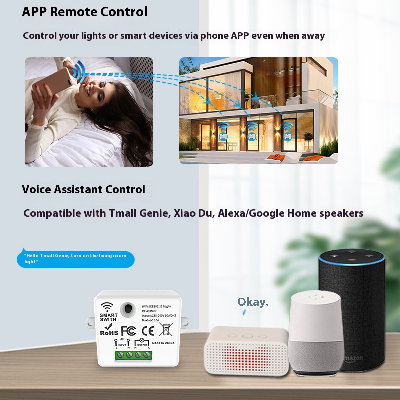 Das Tuya Smart Switch-Off-Gerä – Smart Home Internet Bewertung und Preis