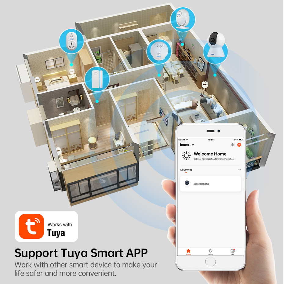 Kerui 4k 8mp Tuya Smart Mini W – Smart Home Camera Ezviz Bewertung und Preis