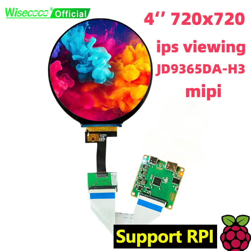 Wisecoco 4 Zoll rundes LCD-Dis – Smart Home Raspberry Pi Bewertung und Preis