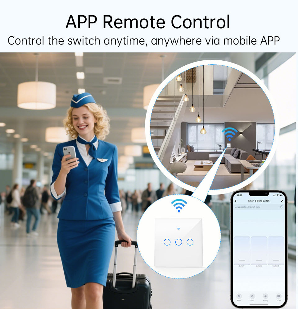 WLAN RF 433MHz Touch-Wandschal – Smart Home Internet Bewertung und Preis