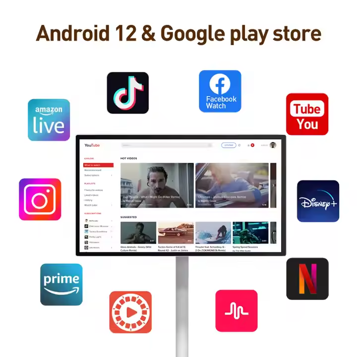 24-Zoll Android 12 Tragbarer L – Smart Home Office Bewertung und Preis