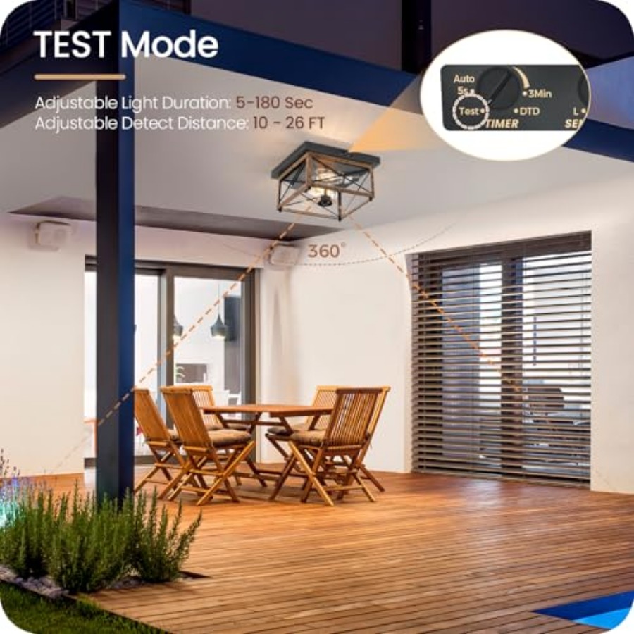 Außen-Deckenleuchte mit Bewegu – Motion Sensor Light Bewertung und Preis