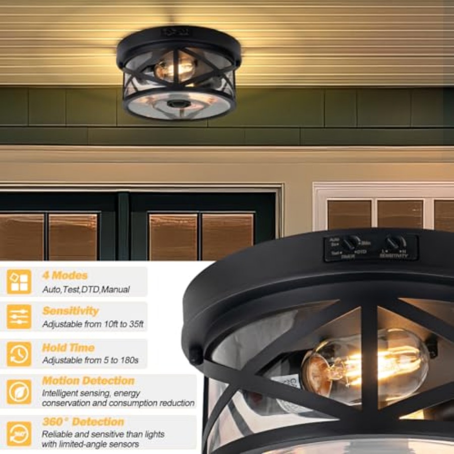 Deckenleuchte mit Bewegungsmel – Motion Sensor Light Bewertung und Preis