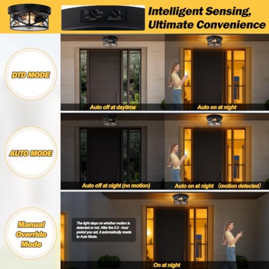 Deckenleuchte mit Bewegungsmel – Motion Sensor Light Bewertung und Preis