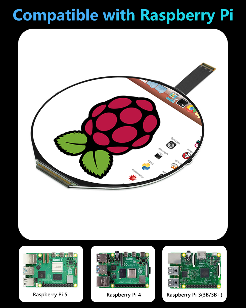 5 Zoll IPS 1080 x 1080 runder  – Smart Home Raspberry Pi Bewertung und Preis