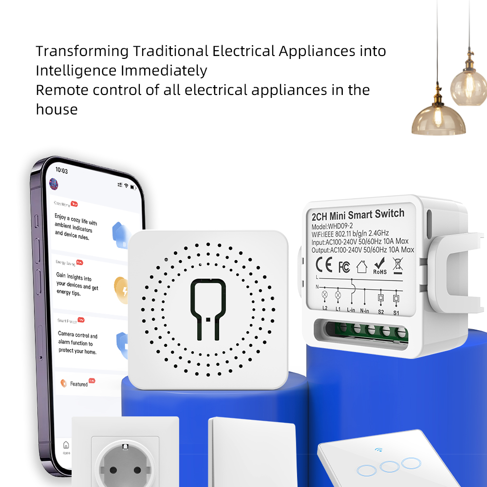 2-Wege Tuya Smart Switch 2-Gan – Smart Home Yale Bewertung und Preis