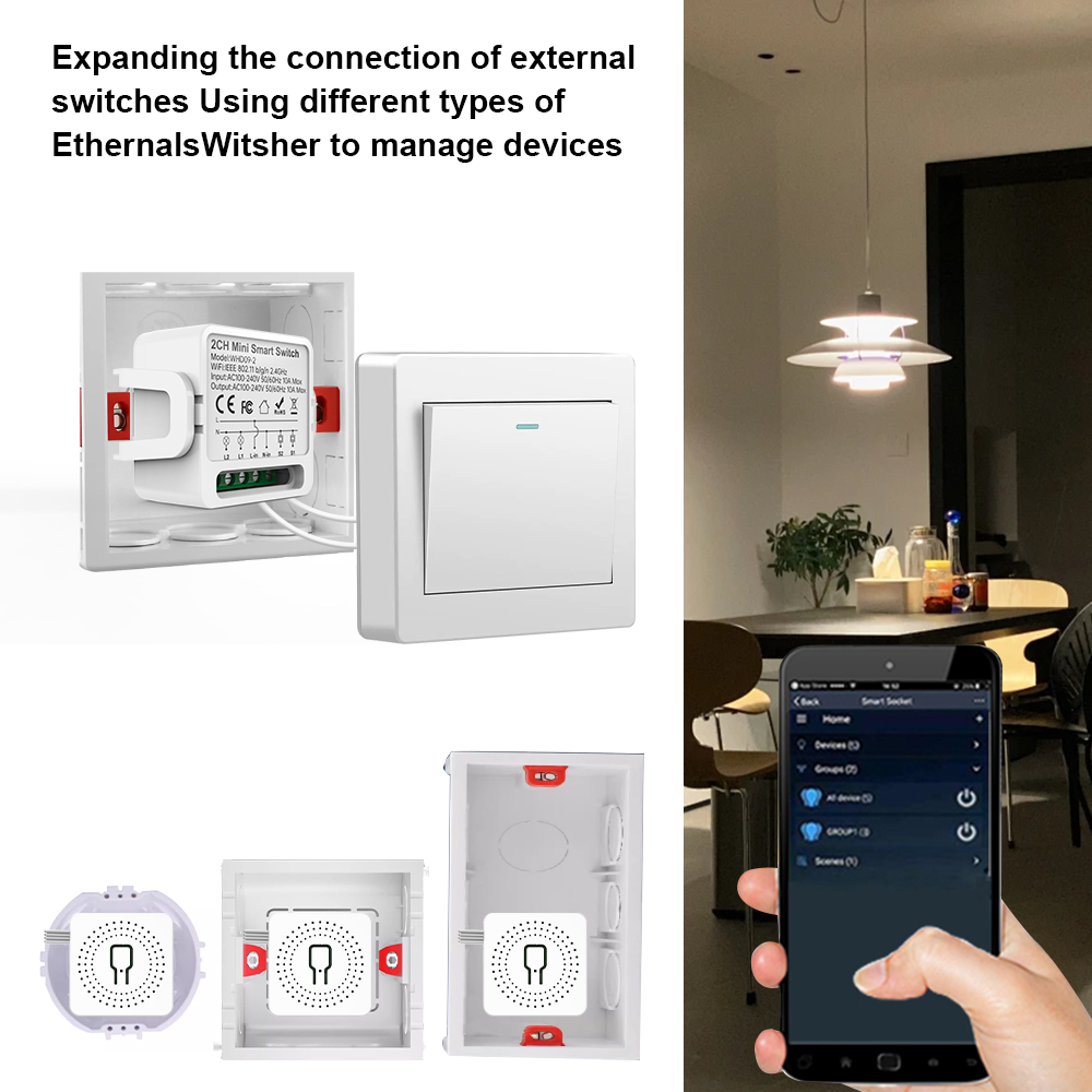 2-Wege Tuya Smart Switch 2-Gan – Smart Home Yale Bewertung und Preis