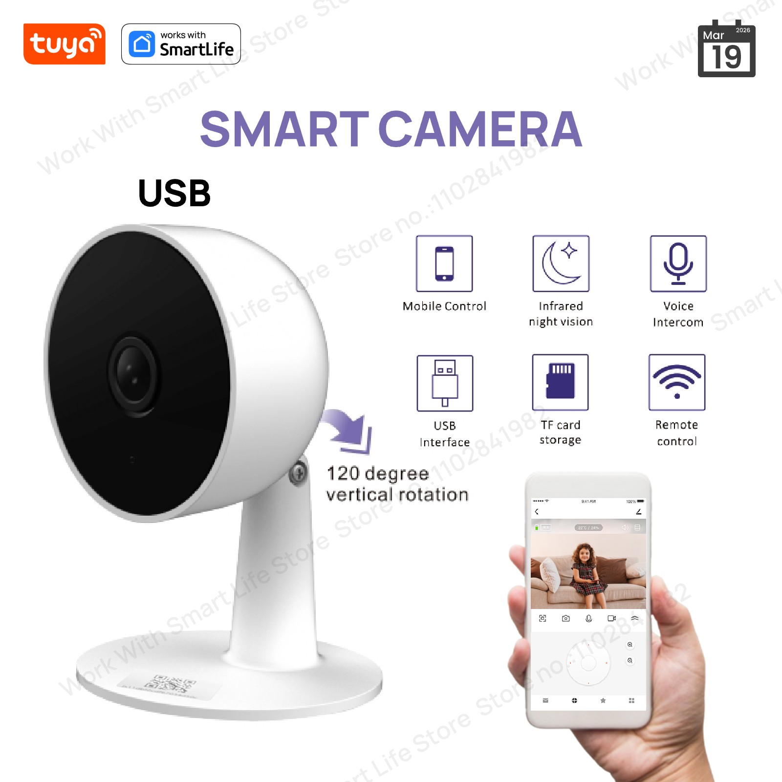 Tuya Smart 3MP HD Indoor-Überw – Smart Home Camera Ezviz Bewertung und Preis