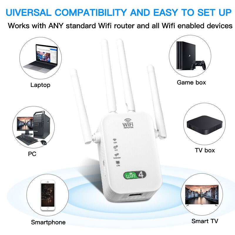 300m WLAN-Repeater Wi-Fi-Verst – Smart Home Office Bewertung und Preis