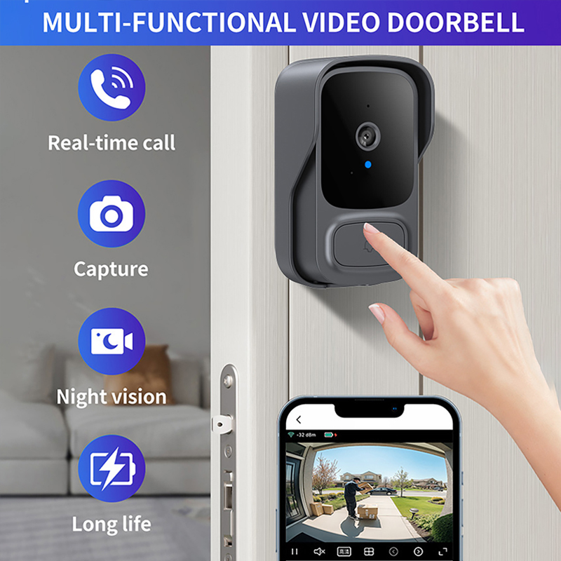 Tuay WLAN-Türklingelkamera mit – Smart Home Video Doorbell Installation Bewertung und Preis